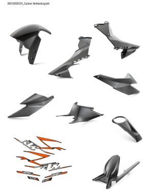 CARBON-VERKLEIDUNGSKIT