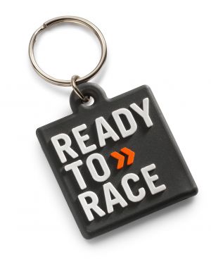 LOGO RUBBER KEYHOLDER BLACK