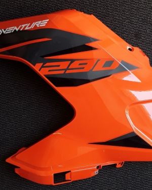 Tankspoiler links orange