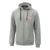 ORANGE FLUIDS ZIP HOODIE