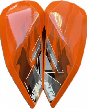 SPOILERSET ORANGE INCL. DEKOR 690 SMC´09-´11/690 END.´08-´10