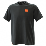 PURE TEE BLACK / ORANGE