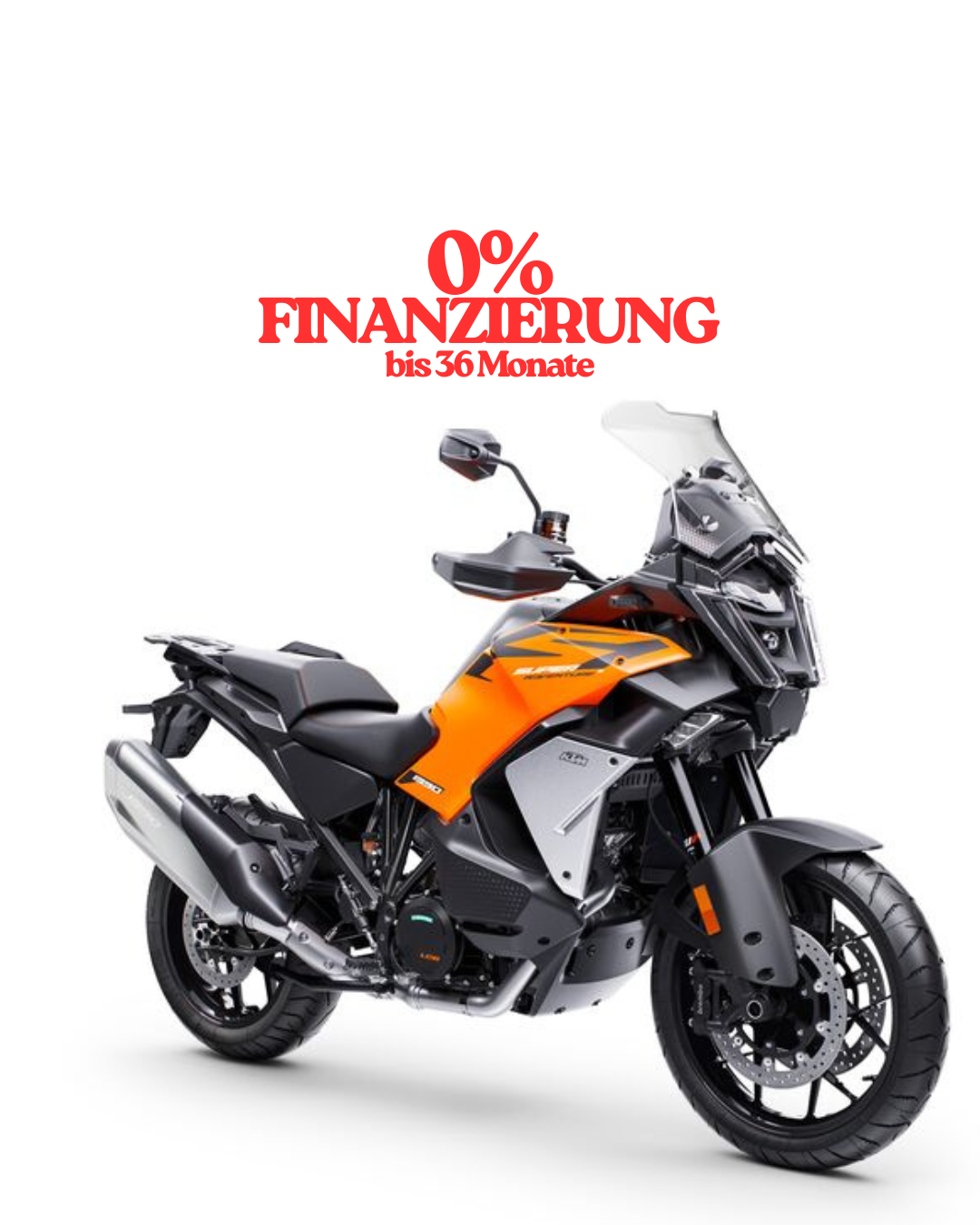 KTM 1390 Super Adventure S EVO 2026 0% Finanzierung