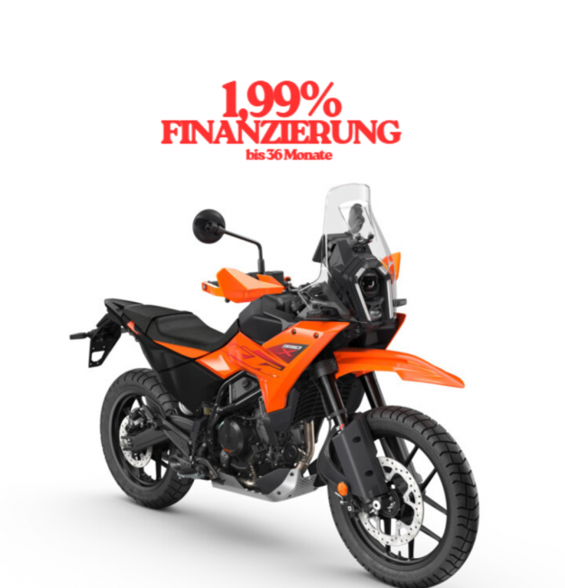 390 ADVENTURE X 2026 1,99% Finanzierung