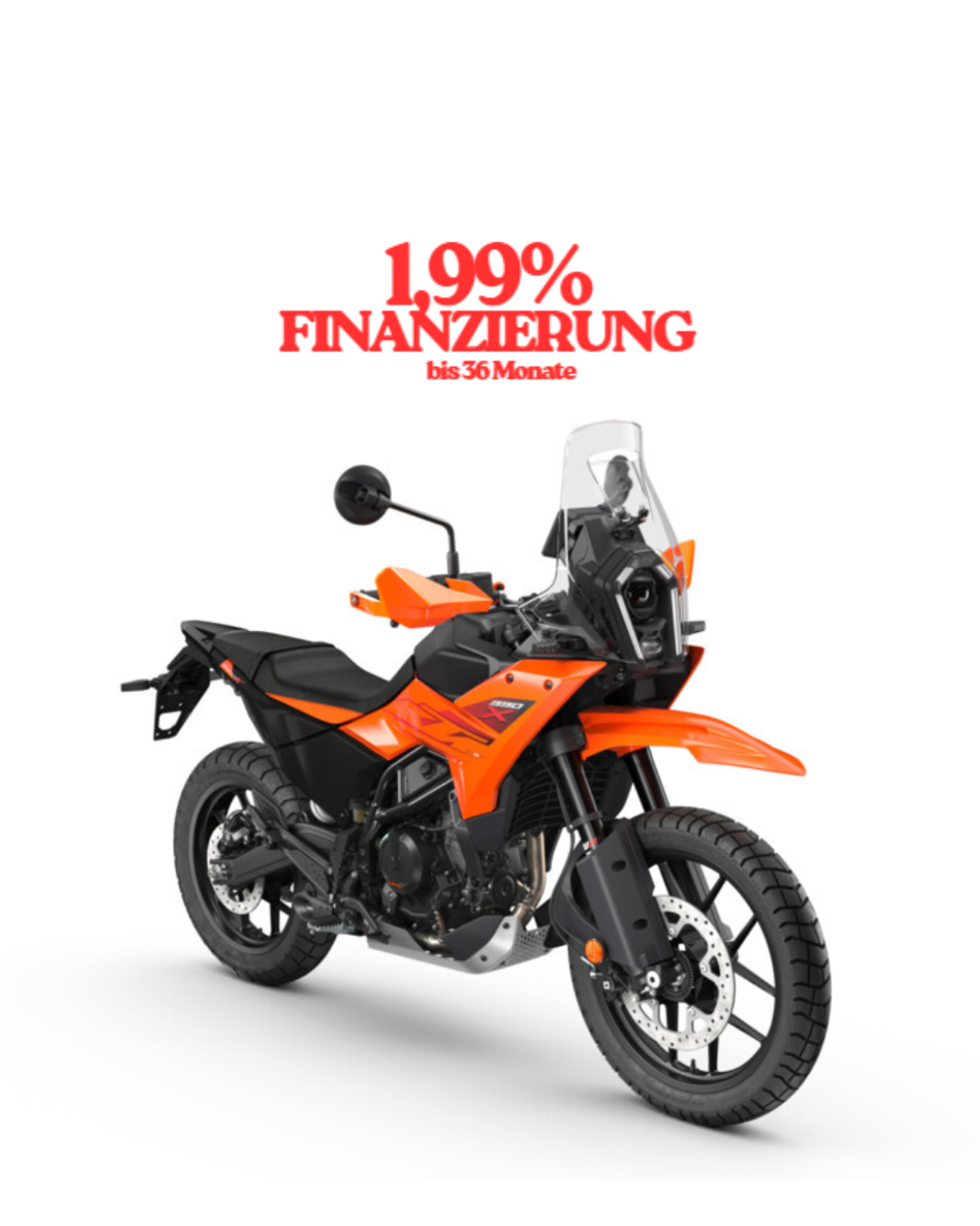 390 ADVENTURE X 2026 1,99% Finanzierung