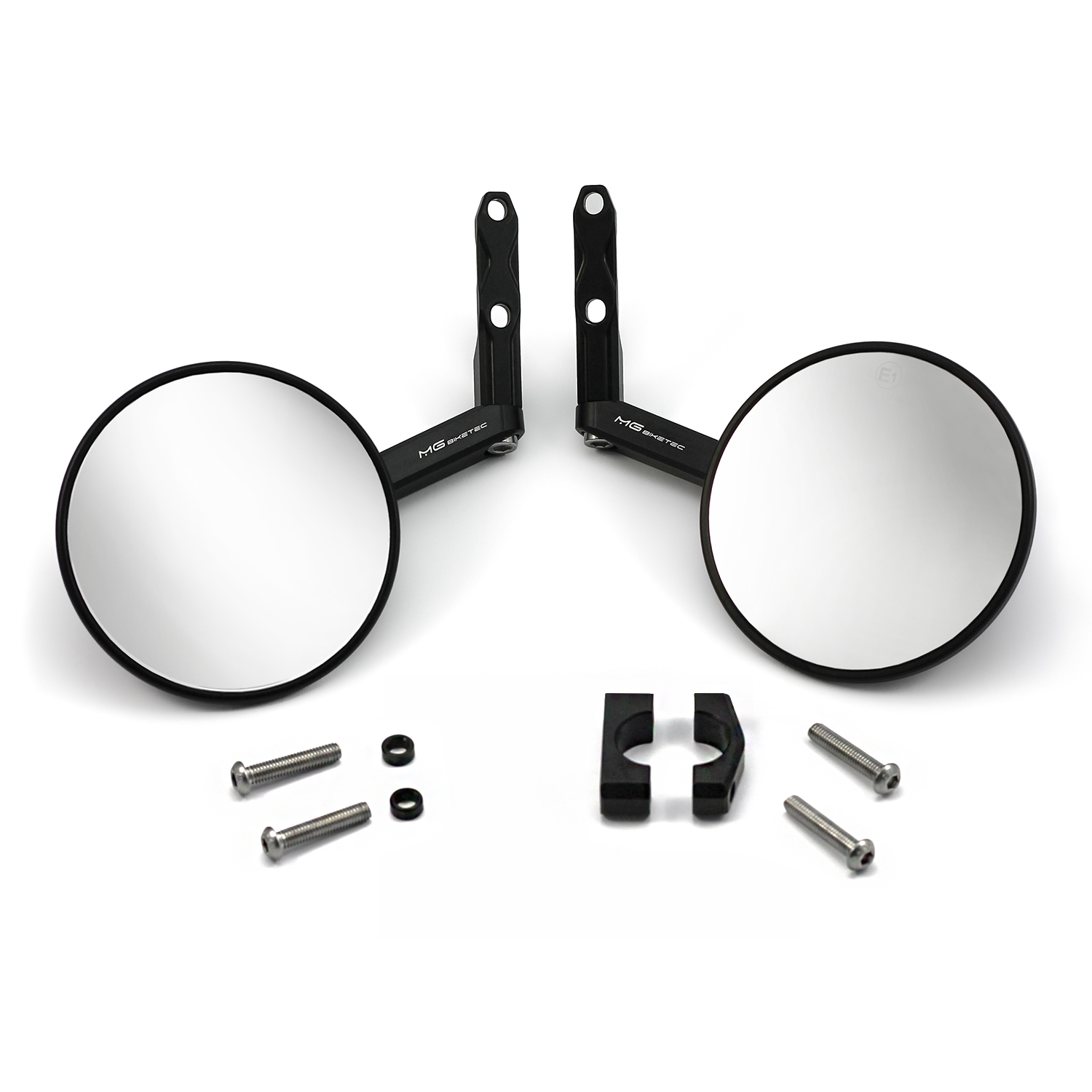 Supermoto Spiegel SET LR Typ 3 schwarz
