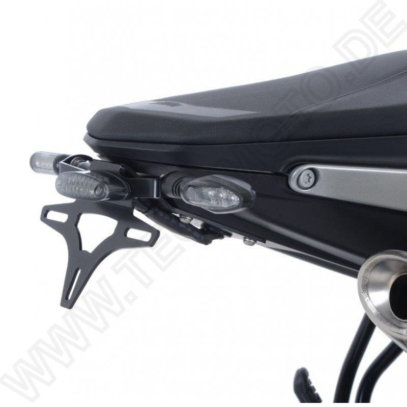 R&G Premium Kennzeichenhalter mit Hitzeschutz für Blinker KTM Duke 790 2018- / Duke 890 R 2020-
